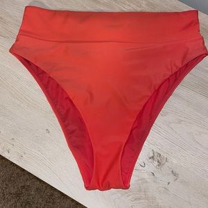 Aerie high cut & high waisted cheeky bikini bottom